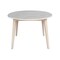 International Concepts 42 in. Solid Wood Round Dual Drop Leaf Dining Table with 4 Chairs, Unfinished K-42DL-C10-4 - alternate 2